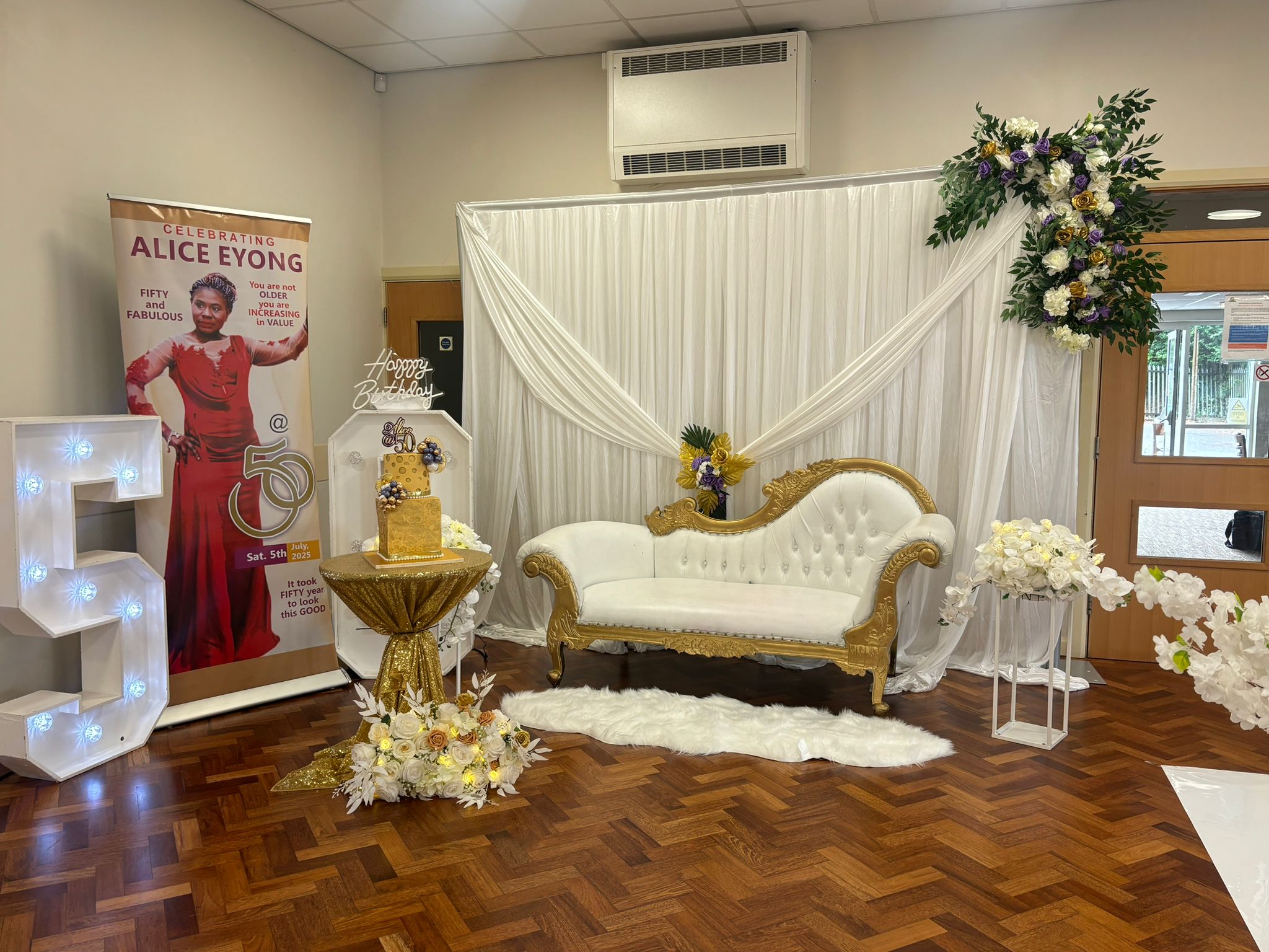 Luxury event decor display by Joyous Events
