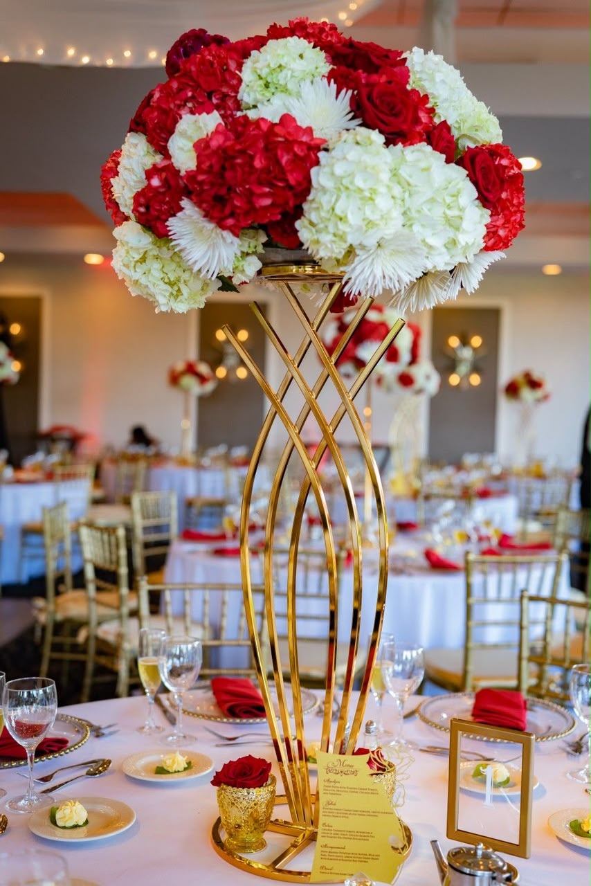 Styled rental setup for a celebration